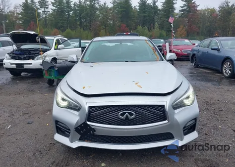 2014 Infiniti Q50 Premium from USA, damaged, VIN JN1BV7ARXEM687992